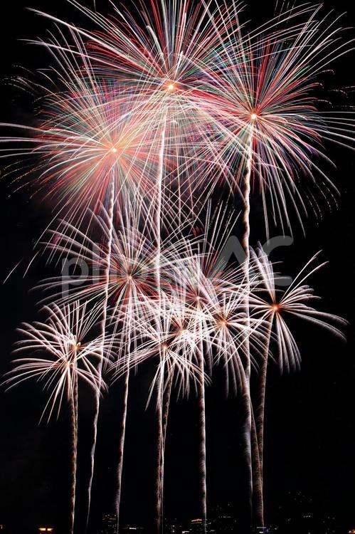 なにわ淀川花火大会2023 なにわ淀川花火大会,花火,2023の写真素材
