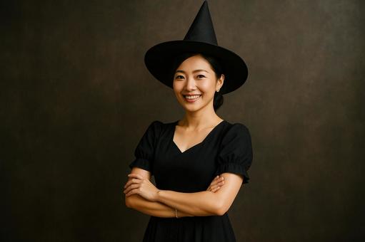 自信ある魔女女性 自信ある魔女女性の写真