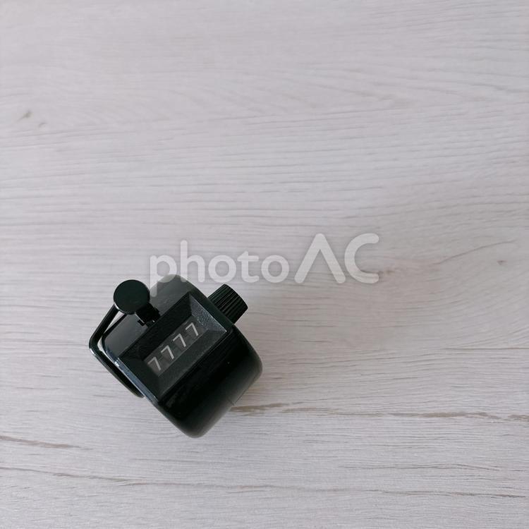 数字カウンター（数取器）2 カウンター,数取器,数字の写真素材
