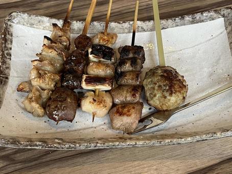 焼き鳥 盛り合わせ 焼き鳥 盛り合わせの写真