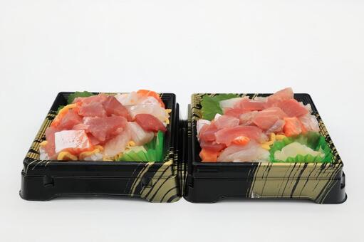 ばらちらし丼（魚屋さんの鮨） ばらちらし丼,鮨,ちらし鮨の写真素材