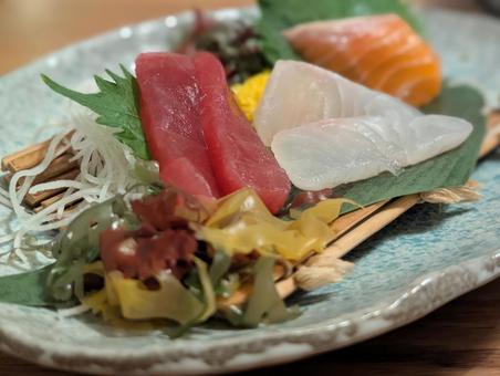 刺身の盛り合わせ 刺身,魚,海鮮の写真素材