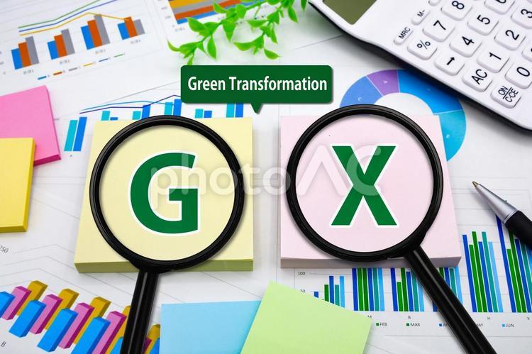 GXで変わる未来のビジネス グリーントランスフォーメーショ,gx,サステナブル経営の写真素材