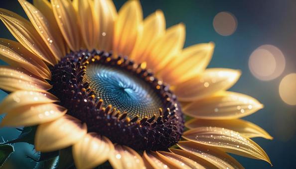 一輪のひまわりの花の写真