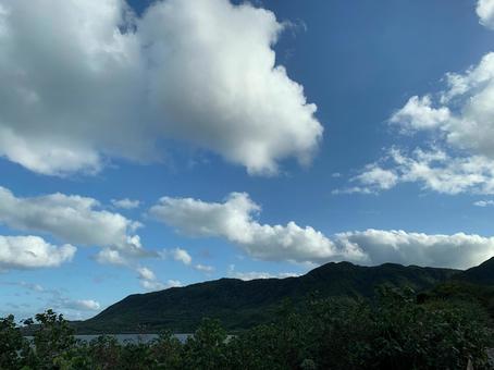 南国の山の写真