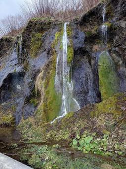 フンベの滝 自然,風景,木の写真素材