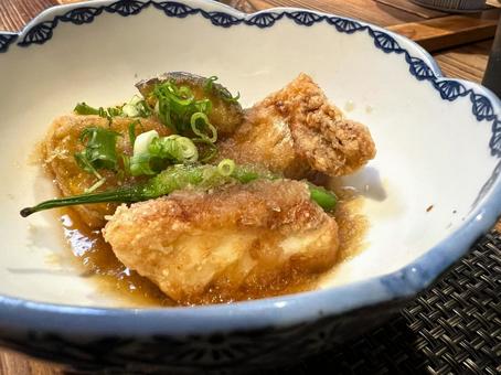 揚げ浸し 揚げ浸し 揚げ浸し,惣菜,おかずの写真素材