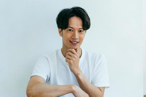 男性のポートレート 美容,メンズビューティー,メンズエステの写真素材