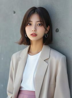 女性モデル日本人ファッション 女性モデル日本人ファッションの写真