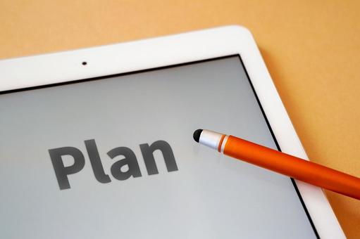 タブレットのイメージ【Plan】 タブレットのイメージ【Plan】 plan,プラン,タブレットの写真素材