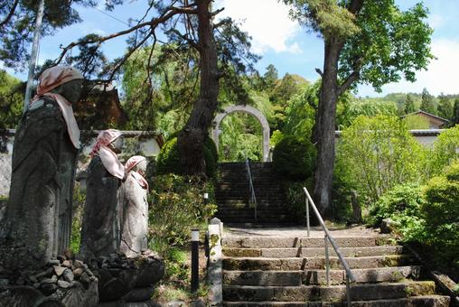 上田市真田の郷長谷寺 上田市真田の郷長谷寺 上田市,信州,真田の写真素材
