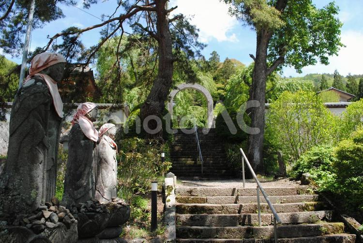 上田市真田の郷長谷寺 上田市,信州,真田の写真素材