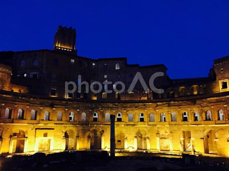 イタリア　ローマ　フォーリ・インペリアーリ イタリア,ローマ,フォーリ・インペリアーリの写真素材