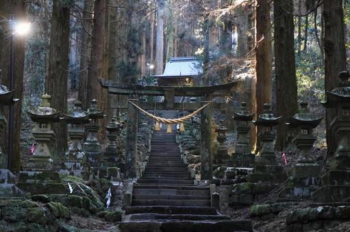 熊本県高森町　上色見熊野座神社 上色見熊野座神社,神社,参拝の写真素材
