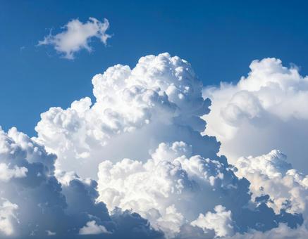 入道雲と青空の風景写真 入道雲と青空の風景写真の写真