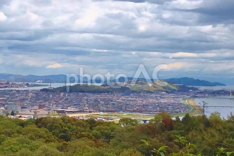【風景写真】町並みの風景 街並み,町並み,家並みの写真素材