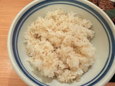 麦飯 麦飯,ご飯,食事の写真素材