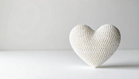 ニットのハート ニットのハートの写真