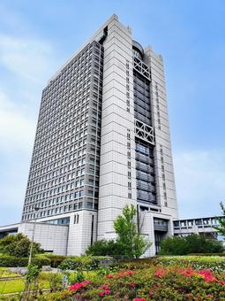 茨城県庁の庁舎 茨城県庁の庁舎 茨城県庁,庁舎,茨城県の写真素材