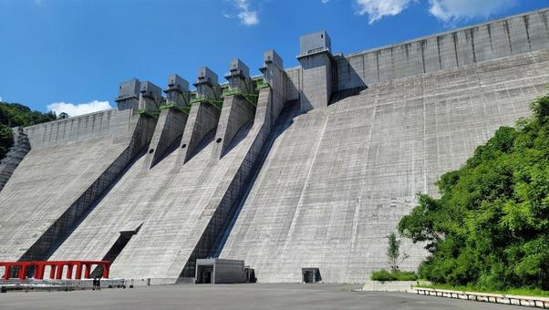 夏の八ッ場ダム 夏の八ッ場ダムの写真