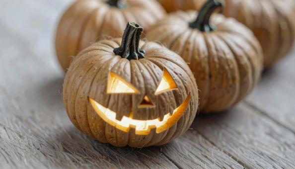 暗闇に光るジャック・オー・ランタン 暗闇に光るジャック・オー・ランタンの写真