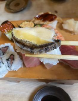 Abalone Abalone nigiri sushi, JPG
