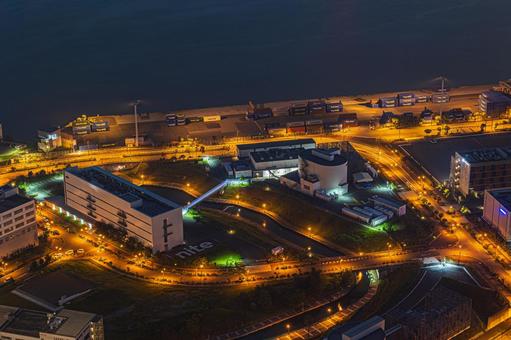 都市夜景 都市夜景 都市夜景,夜景,夜の写真素材