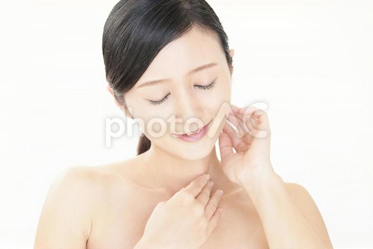 エステイメージ 美容,女性,スキンケアの写真素材