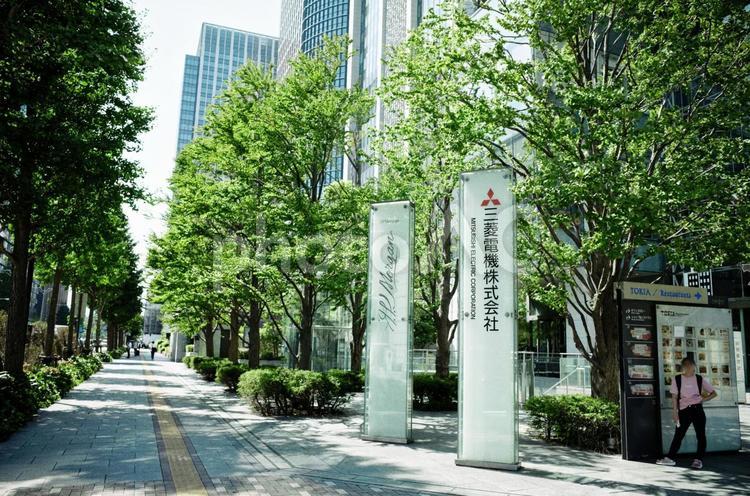 丸の内の街並み 丸の内,街並み,都会の写真素材