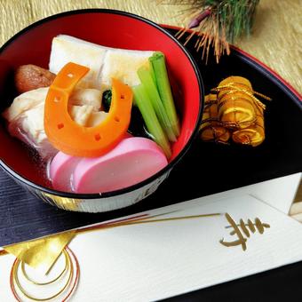 午年お雑煮 午年お雑煮 午年,うま年,お雑煮の写真素材