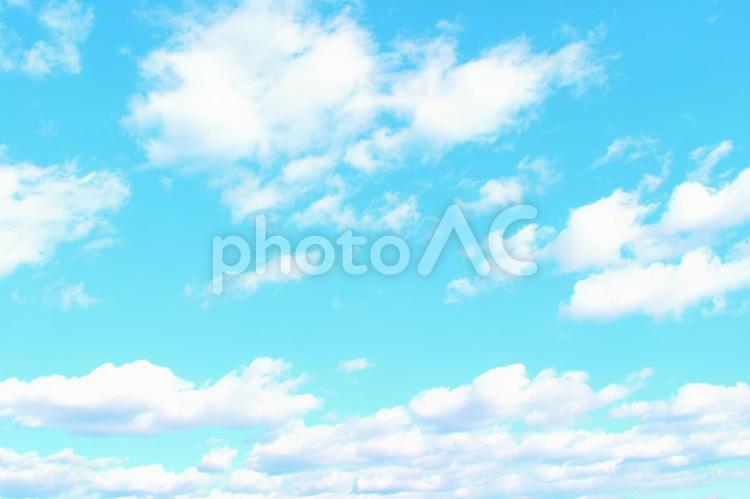 明るい空　イメージ 空,明るい,パステルカラーの写真素材