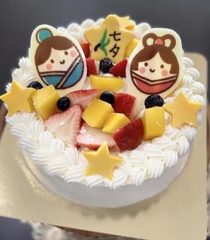 七夕ケーキ 七夕ケーキ 七夕,星,イベントケーキの写真素材