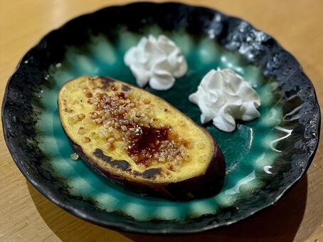 さつまいものブリュレ さつまいものブリュレ,薩摩芋,さつまいもの写真素材