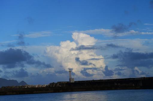 夏の空 夏の空 夏空,積雲,雄大積雲の写真素材