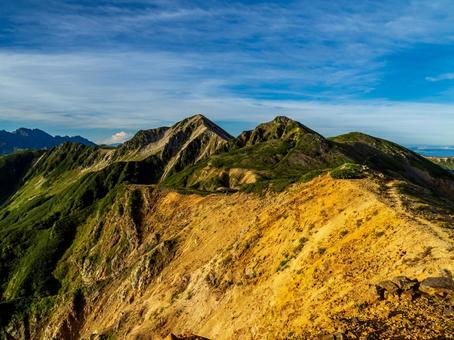 水晶岳 水晶岳 北アルプス,登山,長野の写真素材