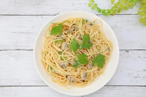 ボンゴレ ボンゴレ ボンゴレ,アサリ,パスタの写真素材