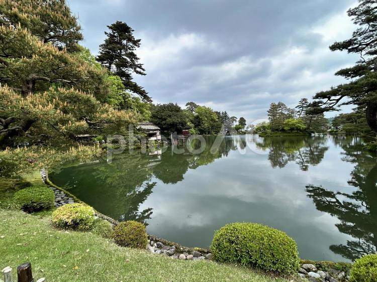 日本三名園・金沢の兼六園 兼六園,金沢,石川の写真素材