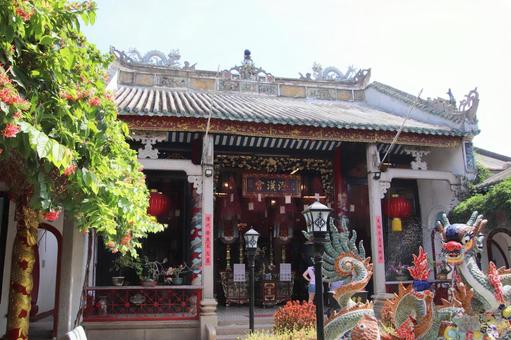 ベトナムホイアンの福建会館 町並み,ベトナム,ホイアンの写真素材