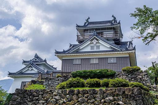 越前大野城 越前大野城 越前大野城,大野城,続日本100名城の写真素材