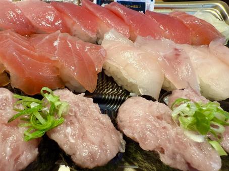 まぐろづくし まぐろづくし 寿司,まぐろ,マグロの写真素材