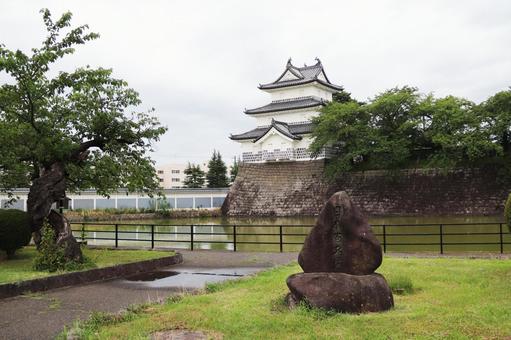 新発田城 城郭,日本百名城,新潟県の写真素材