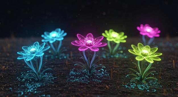 量子の花開く 量子コンピューティング 量子の花開く 量子コンピューティングの写真