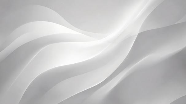 白の柔らかウェーブ背景の写真