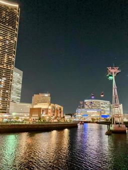横浜の夜景 横浜の夜景 自然,風景,壁紙の写真素材