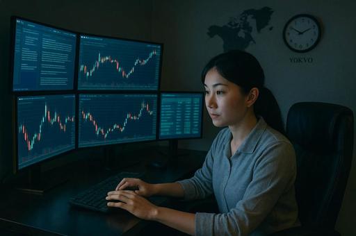 女性トレーダーの写真