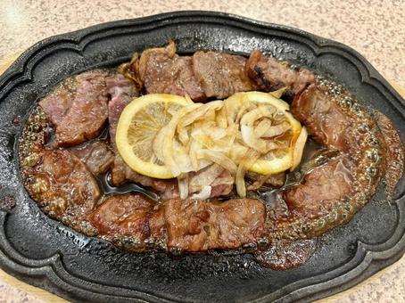 レモンステーキ レモンステーキ,ステーキ,肉の写真素材
