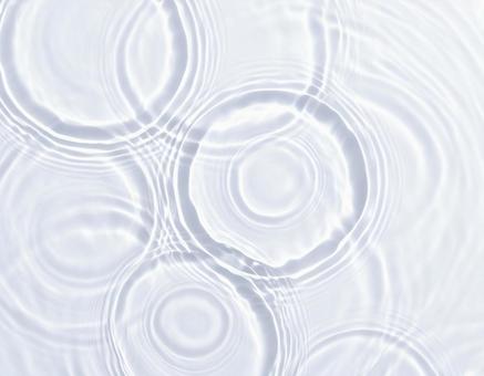 透き通る水面の波紋のテクスチャ 水面,波紋,テクスチャの写真素材