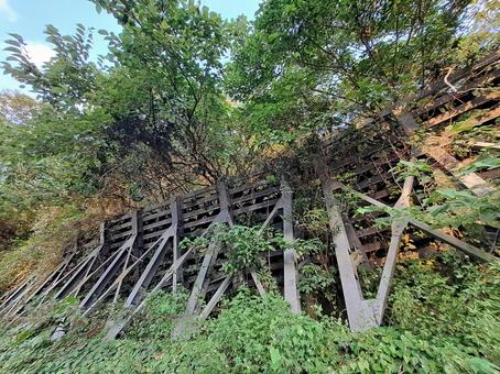崖くずれ対策 崖くずれ,対策,災害防止の写真素材