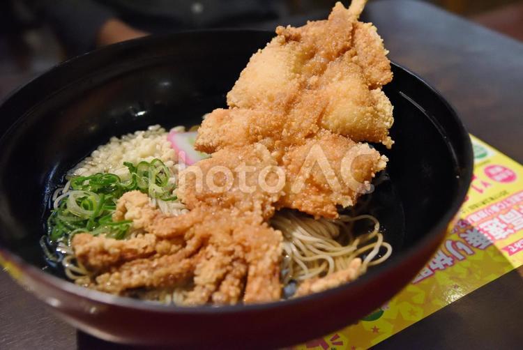 スルメイカの姿揚げ いか,イカ,サービスエリアの写真素材