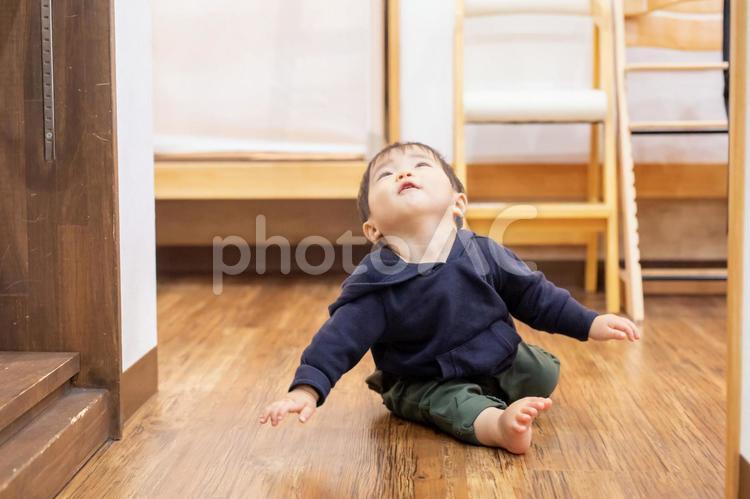 保育園／託児所／キッズカフェで遊ぶ男の子 保育園,幼稚園,託児所の写真素材